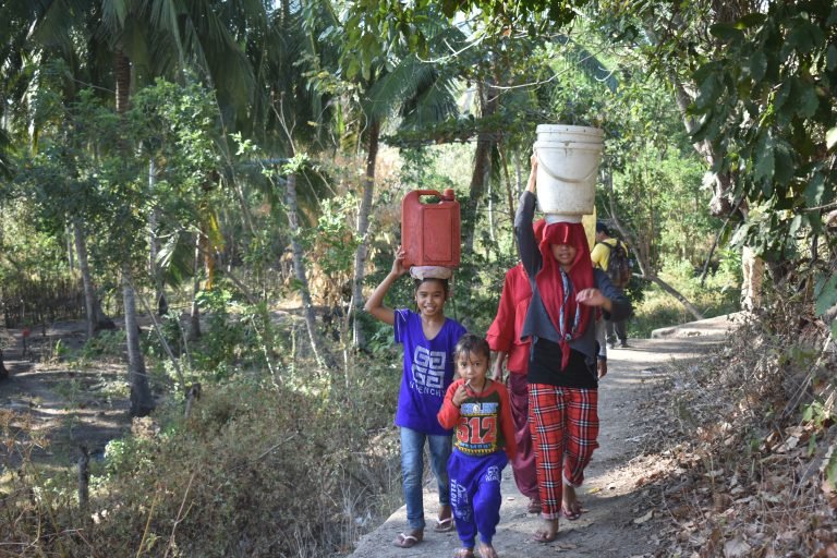 Menanti Air  di Rinca