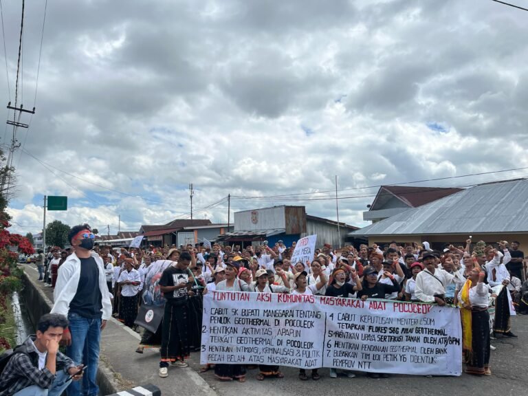 Masyarakat Adat Poco Leok Gelar Aksi Unjuk Rasa, Tolak Proyek Geotermal di Hari Lingkungan Hidup