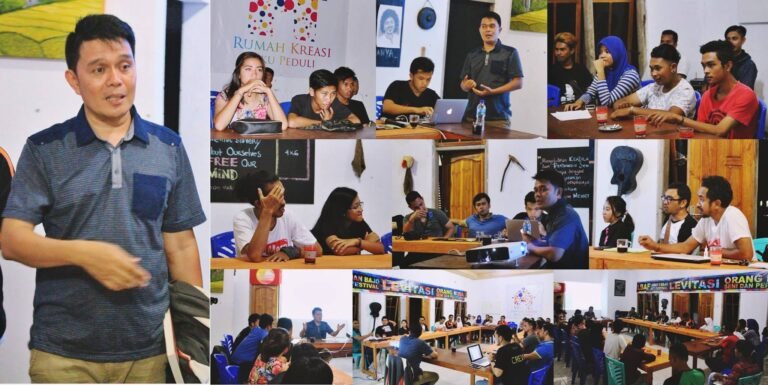 Foto saat diskusi bersama Aditya Gumay